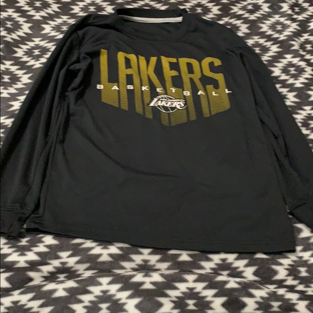 Boys Lakers long sleeve shirt